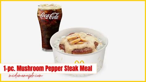 mcdo beef pepper steak|McDonald's Mushroom Pepper Steak .